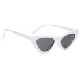 thumbnail image 2 of Gafas de sol del ojo de gato de las mujeres Gafas de terre retro vintage Rectángulo Retro Marco clásico Unisex - Azul + Negro Black fram Blue lens Magideal Gafas de sol del ojo de gato de las mujeres, 2 of 6