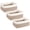 brown, variant on HLAOLA Set of 3 Decorative Woven Rope Baskets, 12L Rectangle Cotton Storage Baskets, Stylish Basket for Shelves, Living Room, Nursery