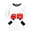 thumbnail image 6 of CAICJ98 Boys Pajamas Cotton Pjs Set Toddler Kids Fire Truck 2 Piece Long Sleeve Sleepwear,Size 8-9 Years, 6 of 8