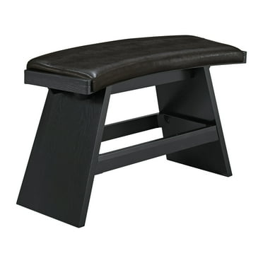 Picket House Furnishings Baltic  Bar Bench in Dark Espresso PU