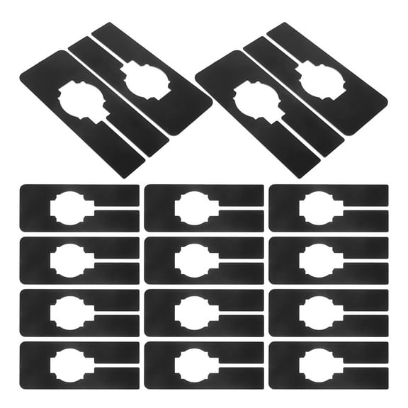 30pcs Clothes Dividers for Hanging Rectangle Closet Rack Size Separators