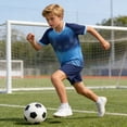thumbnail image 6 of ITSAME Boys Football Athletic Outfits 2 Piece Short Sleeve Top and Shorts Soccer Uniform Set Navy Size 11, 6 of 8