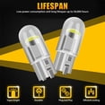 thumbnail image 3 of 20 lámparas led T10 de transmisión de luz completa de vidrio, luces de posición lateral T10, bombilla COB para coche, accesorios de reequipamiento, lámparas led para matrícula, 3 of 5