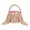 Brown, variant on Yardvibe Cute Bunny Easter Basket with Plush Ears, Fluffy Easter Egg Hunt Bag Soft Fabric, Easter Baskets for Egg Hunt, Candy & Gift Storage, Dark gray