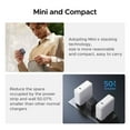 thumbnail image 6 of UGREEN 20W GaN USB C Charger, Ultra-Compact 2-Port Wall Charger Block with PD 3.0 and QC 3.0 for Cell Phones, Tablets and laptop, Safe and Portable, compatible for iPhone, compatible for iPad series, 6 of 7