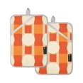 thumbnail image 7 of Yayeee Pot Holders Kitchen Heat Resistant with Pocket 7"x9.8" Cotton Oven Cooking Hot Pads, Beige Geometric Circles, 7 of 7