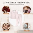 thumbnail image 7 of Honeii Cow 1 print Women's Pajama Sets Long Sleeve Button Down Sleepwear Nightwear Soft Pjs Lounge Sets-X-Large, 7 of 7