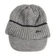 thumbnail image 6 of Dyfzdhu Woolen Cap Men Plus Velvet Hat Riding Warm Hood Knit Bib Suit Gray, 6 of 6