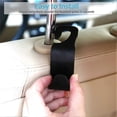 thumbnail image 5 of Car Headrest Hook, 44 lbs, Durable Back Seat Hook, Easy Install Design Portable Organizer for Purses, Wallet, Groceries (4 Pack), 5 of 5
