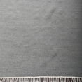 thumbnail image 5 of Rugsotic Carpets Eco-Friendly Woven Hand Woven Kilim Flat Weave Silver Solid Area Rug, 10'x10' Square, Antimicrobial, 5 of 5