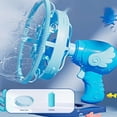 thumbnail image 4 of Summer Angel Wing Bubble Blower Toy for Kids - Cartoon Automatic Bubble Fan with Large Wind Output, Cute Submarine Design Bubble Maker for Outdoor Fun & Parties, 4 of 8