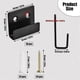 thumbnail image 5 of 10 Pack Stainless Steel Mirror Clips - Heavy Duty Wall Mount U Brackets with Screws for Hanging Mirrors & Pictures, 5 of 5