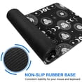 thumbnail image 6 of Long Mouse Pads for Desk,Black Gothic Moon Star Face Pattern Desk Mats on Top Of Desks, Desk Mouse Pad Extra Large with 3mm Non-Slip Base and Stitched Edge for Gaming,Office,Work,Home 31.5"x11.8", 6 of 6