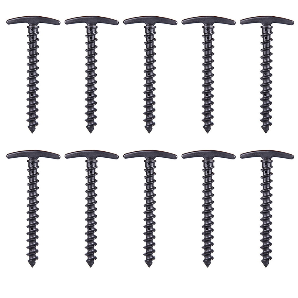 Tinksky 10Pcs Tent Stakes High Strength Nylon Stakes Outdoor Ground