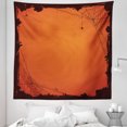 thumbnail image 1 of Spider Web Tapestry, Grunge Halloween Composition Scary Framework with Insects Abstract Cobweb, Fabric Wall Hanging Decor for Bedroom Living Room Dorm, 5 Sizes, Orange Brown, by Ambesonne, 1 of 1