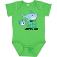 thumbnail image 3 of Inktastic My Great Uncle Loves Me with Cute Sharks Boys or Girls Baby Bodysuit, 3 of 5