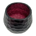 thumbnail image 4 of Bergamo Art 7" High Decorative Handmade Glass Purple Cutting Flower Vase, 4 of 6