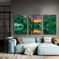 thumbnail image 3 of IDEA4WALL Framed Canvas Wall Art for Living Room, Bedroom Beautiful Nature Norway Landscape Canvas Prints for Modern Home Decoration Ready to Hang - 16"x24"x3 Panels, 3 of 4