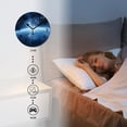 thumbnail image 4 of 10 Inch Wall Clock Battery Operated Silent Clock Decorative for Office, Kitchen, Outdoor, Living Room，Blue Shiny Earth in Space Globe Planet Solar Print Print, 4 of 4