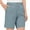 BLUE, variant on Little Donkey Andy Women’s 8 Inch Inseam Shorts for Golf Hiking Casual Travel with Pockets Size S