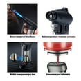 thumbnail image 4 of KQJQS Refillable Butane Lighter with Safe Lock, Adjustable Blue Flame Torch for Cooking, BBQ, and Camping – Windproof and Portable, 4 of 6
