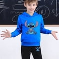 thumbnail image 4 of Conjuntos de sudadera de Stitch Disney para niños, sudaderas y pantalones cálidos de moda, traje de 2 piezas, ropa de exterior de moda, regalos de cumpleaños y Navidad, 4 of 5