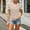 *Brown, variant on ClodeEU Women's Striped V Neck Short Sleeve T-Shirt, Casual Slim Fit Tee Black,Women's Plus L