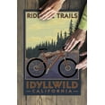 thumbnail image 3 of Idyllwild, California, Mountain Bike Scene, Ride the Trails (19x27 inches, Premium 500 Piece Jigsaw Puzzle for Adults and Family, Made in USA), 3 of 4