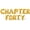 Gold, variant on Letter Balloons - CHAPTER FORTY 16" Inch Alphabet Letters Foil Mylar Balloon 40th Birthday Party Banner (Gold)