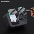 thumbnail image 4 of Tempered Glass Screen Protector Lens Cap Cover For Gopro Hero13 Black Lens Protective Film Action Video Cameras Accessories 2pc Mingyqi, 4 of 8