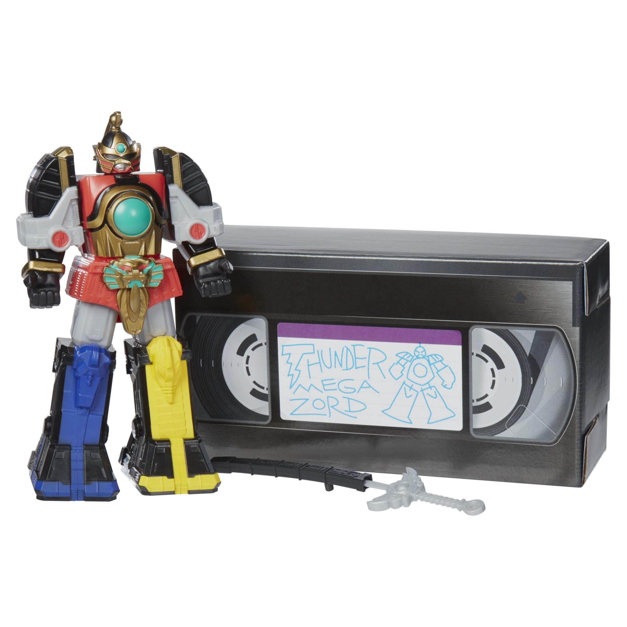Power Rangers: Mighty Morphin Thunder Megazord Toy Action Figure for Boys and Girls Ages 4 5 6 7 8 and Up (7”)