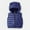 01 Navy, variant on Hicidod Baby Winter Vest Fashion Solid Color Sleeveless Hooded Down Jackets Thicken Warm Todddler Puffer Coats