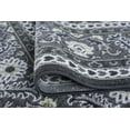 thumbnail image 6 of Traditional 5x8 Area Rug (5'3'' x 7'3'') Oriental Gray, Charcoal Living Room Easy to Clean, 6 of 9