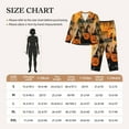 thumbnail image 6 of Kll Halloween 3 Print Women'S Long Sleeve Pajamas With Pants Sleepwear Loungewear 2 Set-Small, 6 of 9