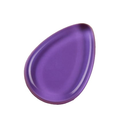 Deago Purple Water Shape Silicone Gel Sponge Cosmetic Puff Beauty Makeup Cream Foundation Silisponge