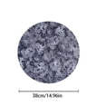 thumbnail image 3 of ShaoXinWan 38cm Round Embossed PVC Thermal Insulation Pad, Heat Resistant Oil Proof Table Mat, Protective Pad for Kitchen Dining Table Countertop, 3 of 5