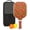 Brick-red, variant on Pickleball Paddles Set Of 1, Fiberglass Surface, Daisy Floral Print, 1 Paddle, 2 Balls & Bag
