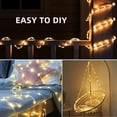 thumbnail image 6 of Morttic Battery Rope Lights 40Ft 120 LED Rope Lights Outdoor Waterproof Battery Operated Rope Lights with Remote 8 Modes Tube Lights for Camping Party Halloween Christmas Decoration (Warm White), 6 of 7
