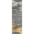 thumbnail image 2 of Addison Rugs Mayfield Premium Machine Washable Transitional Abstract Gold Runner Rug, 2'3" x 7'6", 2 of 6