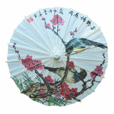 

Panda Superstore PF-HOM3735081-DORIS00416-RP Plum Blossom & Magpie Chinese Paper Umbrella for Photo Cosplay Prop Multi Color - 15.7 in.