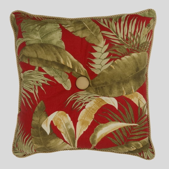 Captiva Square Button Decorative Pillow by Thomasville At Home