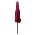 thumbnail image 4 of CorLiving 10ft Large Round, Market Outdoor Patio Umbrella with Side Flaps, Steel Frame and Round Fillable Base, 4 of 8
