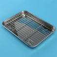 thumbnail image 3 of 9 Inch Toaster Oven Tray and Rack Set, with Cooling Rack,Dishwasher, 3 of 6