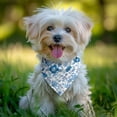 thumbnail image 2 of Dog Bandana 1 Pack,Pioneer Flower Floral Print Pattern Bandanas for Dogs,Cat Bandana,Small/ Large Dog Bandana 2 Size,Dog Bandanas, 2 of 6