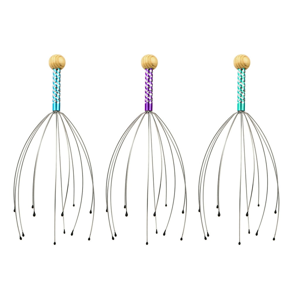 3Pcs Scalp Massager, TSV Handheld Head Massage Tingler, Head Scalp