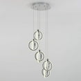 thumbnail image 3 of Artika Soho Luminaire Suspendu Moderne à 5 Lumières, Chrome, 3 of 5