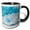 Black/White, variant on 3drose, Alaska, Kenai Peninsula. Closeup of Aialik Glacier 1., 15oz Mug