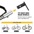 thumbnail image 3 of 2pcs Bicycles Traction Head Hitch Coupler Attachment Bike Trailer Coupler, 3 of 5
