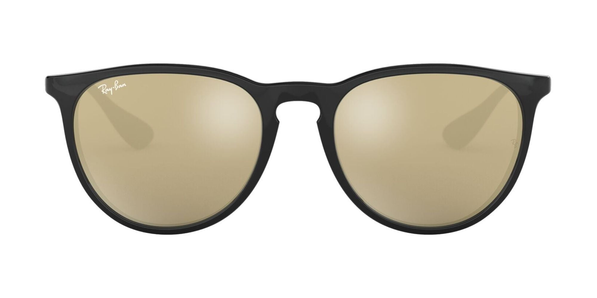 Ray-Ban RB4171F Erika Round Asian Fit Sunglasses, Grey/Light Blue