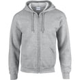 thumbnail image 6 of Gildan Heavy Blend Adult Full Zip Hooded Sweatshirt Top, 6 of 10